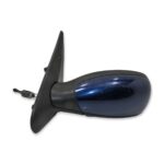 Peugeot 306 (1993 - 2002) Left Side Manual Adjustable Door Mirror Met Dark Blue