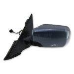 BMW 3-Series E46 Saloon Estate Left Side Electric Heated Door Mirror Steel Blue