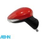 Ford Fiesta (2008-2017) Right Side RHD Door Wing Mirror Manual Fold Orange Red