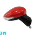 Ford Fiesta (2008-2017) Right Side RHD Door Wing Mirror Manual Fold Orange Red