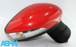 Ford Fiesta (2008-2017) Right Side RHD Door Wing Mirror Manual Fold Orange Red - Image 6