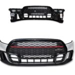 Mini Mini JCW Long Pack F56 F57 LCi2 Complete Front Bumper Nanuq White 4 PDC