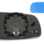 VW Golf MK4 Bora Passat Left Side Heated Asph Blue Door Mirror Glass 1J2857521G