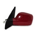 Nissan X-Trail T30 (2001-2007) Left Side Electric Door Mirror Solid Red/ 3-Wires