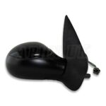 Peugeot 206 (04-09) Right Side Electric Door Mirror 96480961XT Met Pearl Black