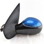 Peugeot 206 & SW 04-09 Left Side Electric Door Mirror 96480965XT Aegean Blue KMF