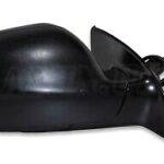 Peugeot 307 (00-08) Right Side Manual+Temperature Sensor Door Mirror Black