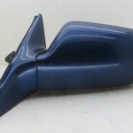 Honda Accord MK4 (1990-1994) Left Side (Passenger) Manual Door Mirror Blue