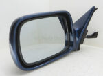 Honda Accord MK4 (1990-1994) Left Side (Passenger) Manual Door Mirror Blue - Image 2