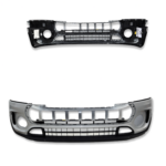 Mini Clubman F54 Sport Genuine Front Bumper 2 PDC Fog Light White Silver *