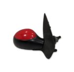 Peugeot 206 Hatch SW (02-09) Right Side Manual Door Mirror Solid Red 96437176XT