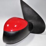 Peugeot 206 Hatch SW (02-09) Right Side Manual Door Mirror Solid Red 96437176XT - Image 5