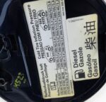 VW Sharan Alhambra Galaxy /00-09 Fuel-In Flap Cover 7M0809905F Indigo (Ink) Blue - Image 3