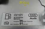 Audi A4 8H7 B6 /02-09 Convertible Fuel Fill-In Flap Cover 8H0809905 Atlas Grey - Image 4