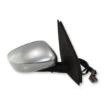 Fiat Stilo (01-06) Right Side Electric Heated Door Mirror Metallic Silver