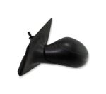 Citroen C2 MK1 JM (2003-2009) Left Side Manual Door Mirror Matt Black Grained