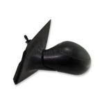 Citroen C2 MK1 JM (2003-2009) Left Side Manual Door Mirror Matt Black Grained