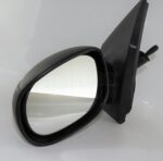 Citroen C2 MK1 JM (2003-2009) Left Side Manual Door Mirror Matt Black Grained - Image 4