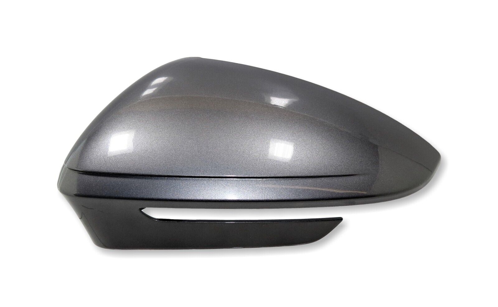 5LB857538 Skoda Enyaq Electric LHD Left Side Wing Mirror Cover Graphite Grey Met Main Image 5LB857538 Skoda Enyaq Electric LHD Left Side Wing Mirror Cover Graphite Grey Met - Image 1