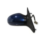 Peugeot 406 Facelift /99-03 Right Side Electric Heated Door Mirror Met Dark Blue