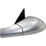 Vauxhall Opel Vectra B Facelift /99-02 Left Side Electric Door Mirror Met Silver