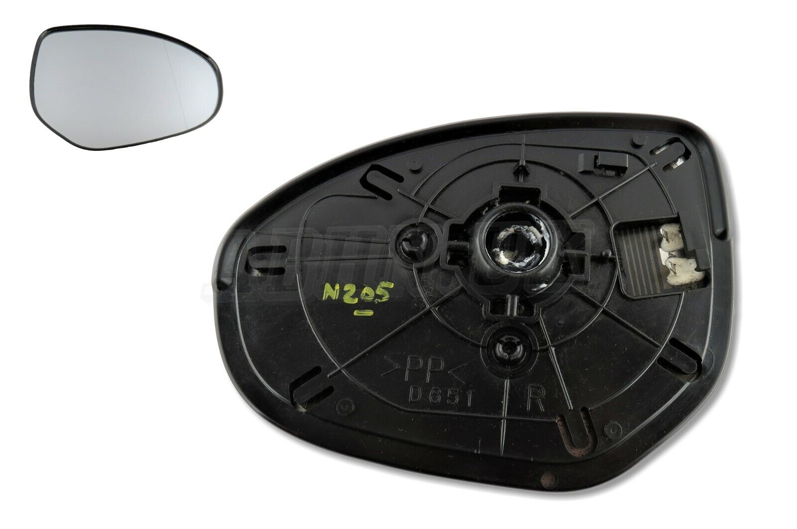 Genuine Mazda 3 6 (07-14) Right Side Heated Door Mirror Glass D651 R Aspheric Main Image Genuine Mazda 3 6 (07-14) Right Side Heated Door Mirror Glass D651 R Aspheric - Image 1