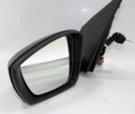 VW Polo 6R (09 - 16) Left Side Manual Door Mirror 6R2857501E Grained Matte Black - Image 4