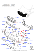 Land Rover Discovery V MK5 Right RH Mounting Front Bumper Bracket HY32-17A869-AE - Image 2