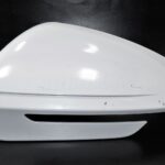 5LB857537A Skoda Enyaq Electric LHD Left Side Wing Mirror Cover Moon White Met