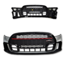 Mini F56 LCi2 John Cooper Works JCW Long Pack 2021-23 Front Bumper White Silver