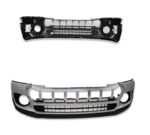 Mini Clubman F54 Mini One Genuine Front Bumper No PDC 2 Fog Light White Silver