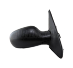 Renault Clio-II MK2 (01-06) Right Side Electric Heated Door Mirror Grained Black