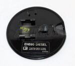 Saab 9-3 YS3F /2002-2012 Saloon/ Convertible Fill-in Fuel Flap Cover Jet Black - Image 3