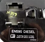 Saab 9-3 YS3F /2002-2012 Saloon/ Convertible Fill-in Fuel Flap Cover Jet Black - Image 4