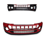 Mini Clubman F54 Mini One Genuine Front Bumper No PDC 2 Fog Light Chili Red