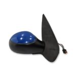 Peugeot 206 & SW 04-09 Right Side Electric Door Mirror 96480961XT Royal Blue PND