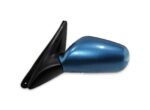 Nissan Primera P10 (1990 - 1996) Left Side Manual Wing Mirror Metallic Blue