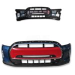 Mini One Cooper Classic F56 LCI2 Front Bumper Bare Repaint Mixed Blue Red 4 PCD