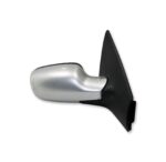 Renault Megane-II MK2 (02-09) Right Side Electric Heated Door Mirror Met Silver
