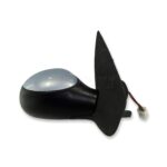 Peugeot 206/ SW 02-04 Right Side Electric Door Mirror 96432622XT Met Silver-Blue