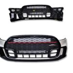 Mini F56 LCi2 John Cooper Works JCW Long Pack (21-23) Front Bumper Pepper White