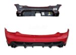 Mini Cooper JCW F56 LCi2 Rear Bumper & Diffuser Chili Red PDC & Fog Light Holes