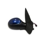 Peugeot 206 (04-09) Right Side Electric Heated Door Mirror Met Blue 96480961XT