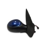 Peugeot 206 (04-09) Right Side Electric Heated Door Mirror Met Blue 96480961XT