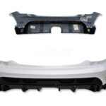 Mini Mini John Cooper Works F56 F57 LCi2 Complete Rear Bumper Nanuq White 4 PDC