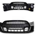Mini Mini JCW F56 F57 LCi2 Complete Front Bumper Midnight Black Grey 4 PDC