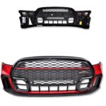Mini F56 LCi2 John Cooper Works JCW Long Pack 2021-2023 Front Bumper Chili Red