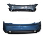Mini One Cooper F56 Rear Bumper Island Blue BEV Diffuser Spoiler 4 PDC Eye Tow