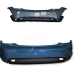 Mini One Cooper F56 Rear Bumper Island Blue BEV Diffuser Spoiler 4 PDC Eye Tow