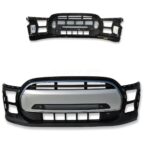 Mini One Cooper Classic F56 LCI2 Front Bumper Bare Repaint Silver 2 PCD Chrome